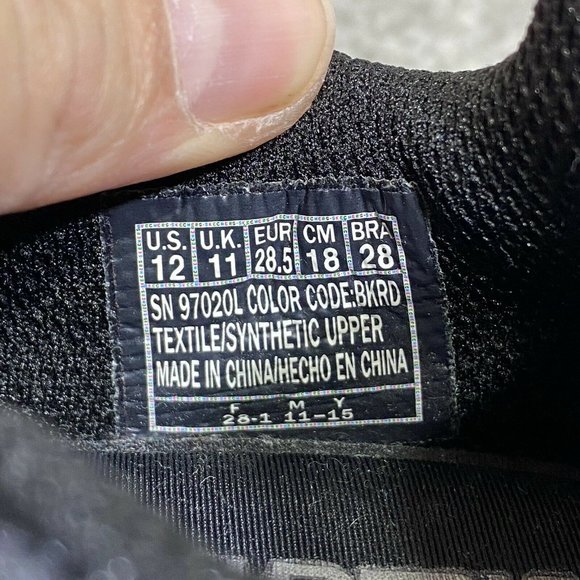 SKECHERS Youth EQUALIZER-MEGASONIC BLACK/RED STAR WARS 97020L Youth Size 12 - Picture 9 of 9